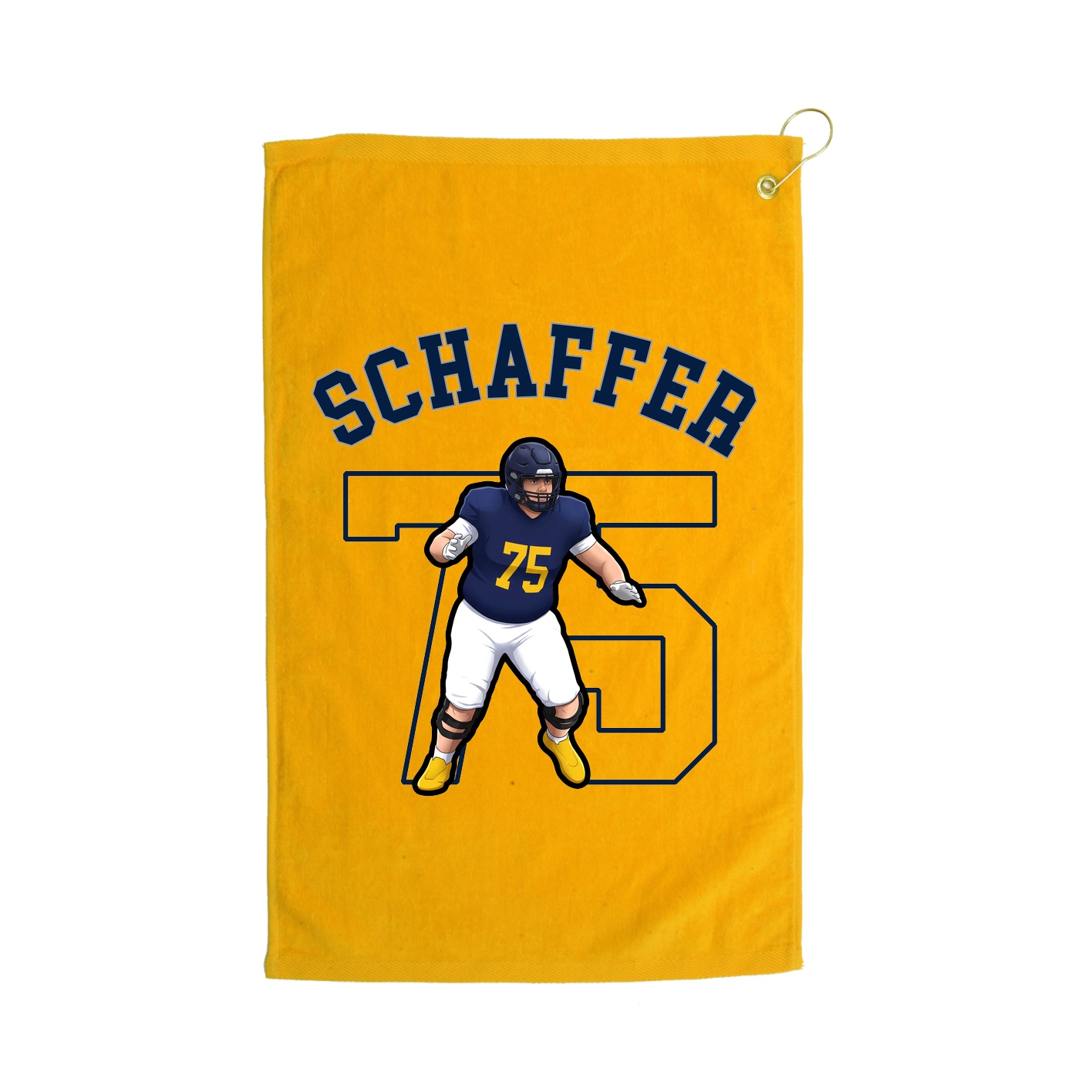 Golf Towel — Shirsey Arch in Gold