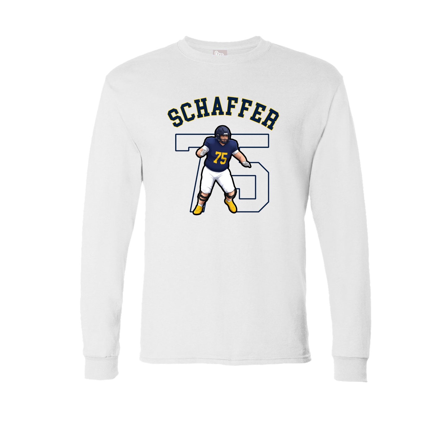 Long Sleeve Tee — Shirsey Arch in White