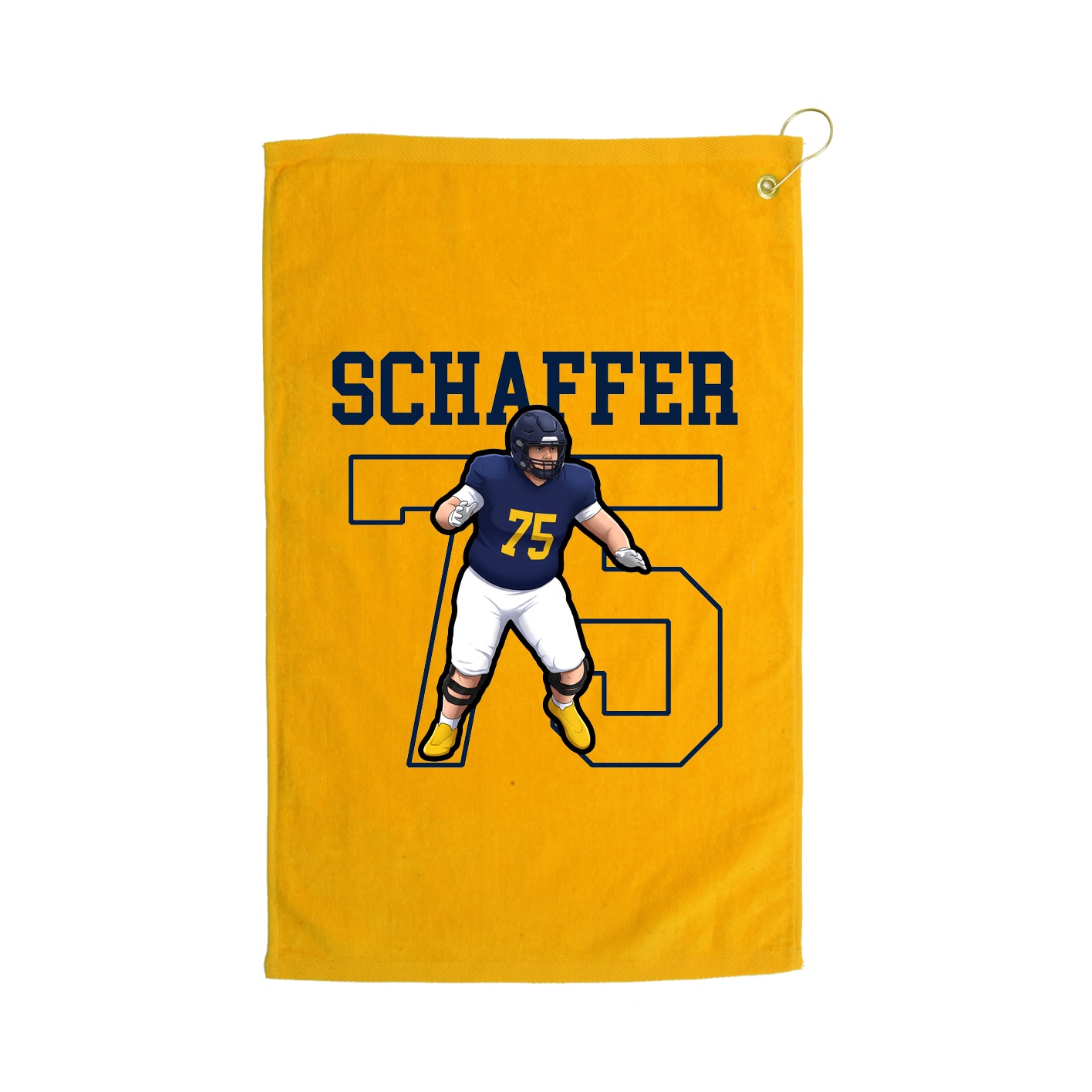 Golf Towel — Shirsey in Gold