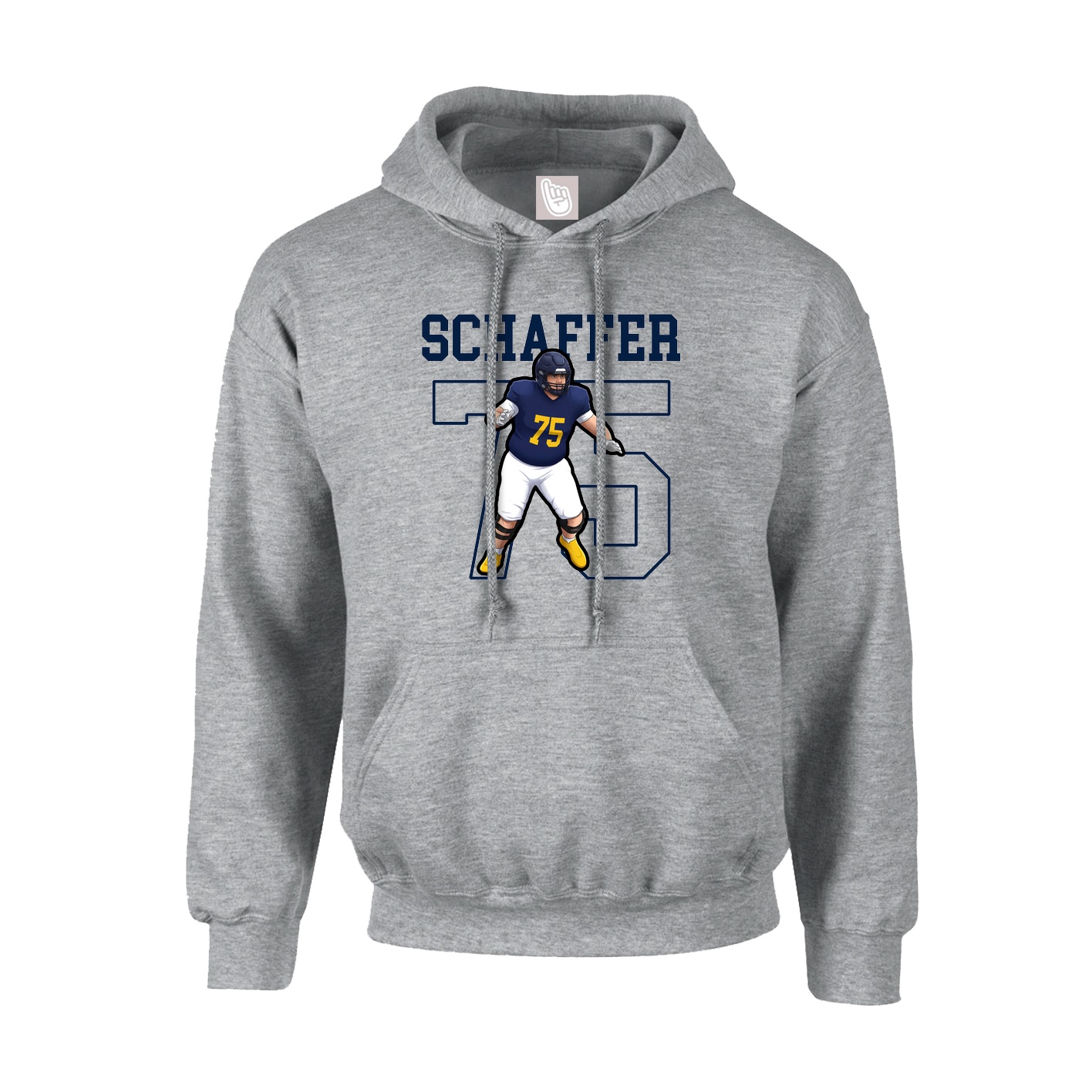 Hoodie — Shirsey in Grey