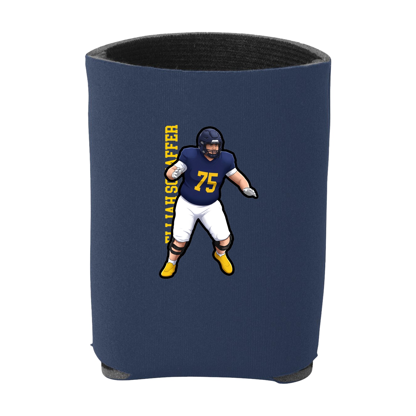 Can Holder — Name Vertical in Navy