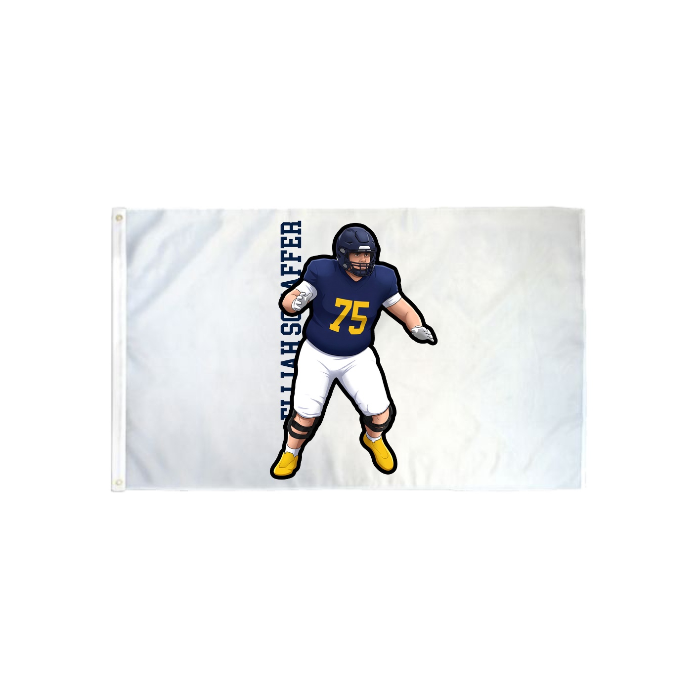 3x5 Flag — Name Vertical in Classic