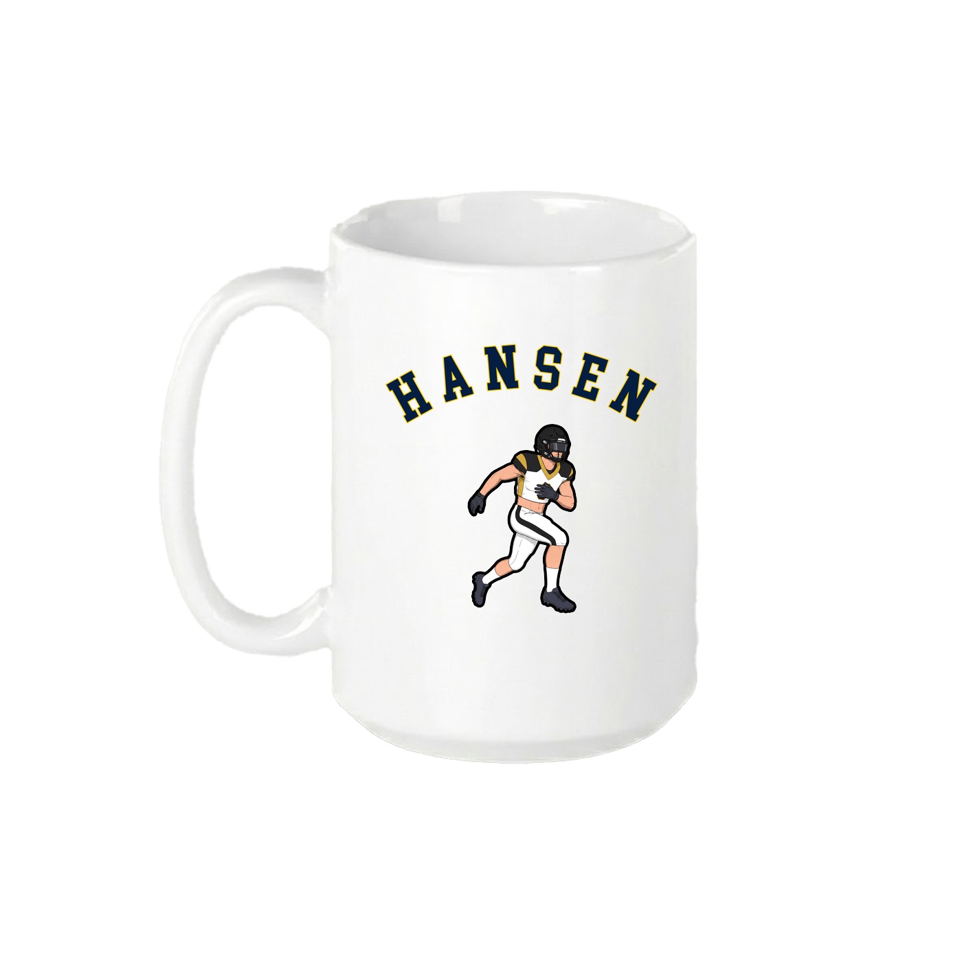 15oz Coffee Mug — Shirsey Arch in White