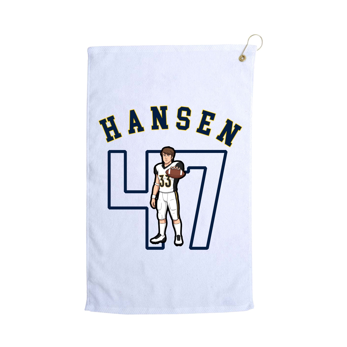Golf Towel — Shirsey Arch in White