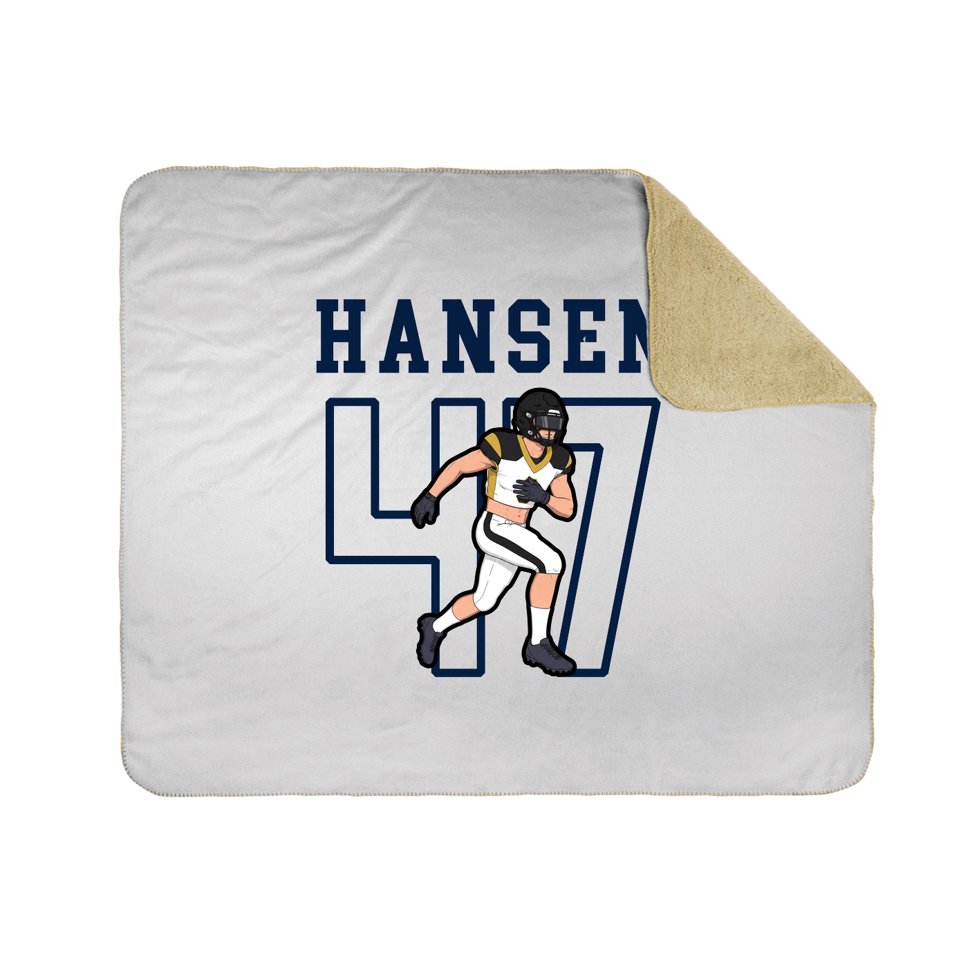 Throw Blanket — Shirsey in White