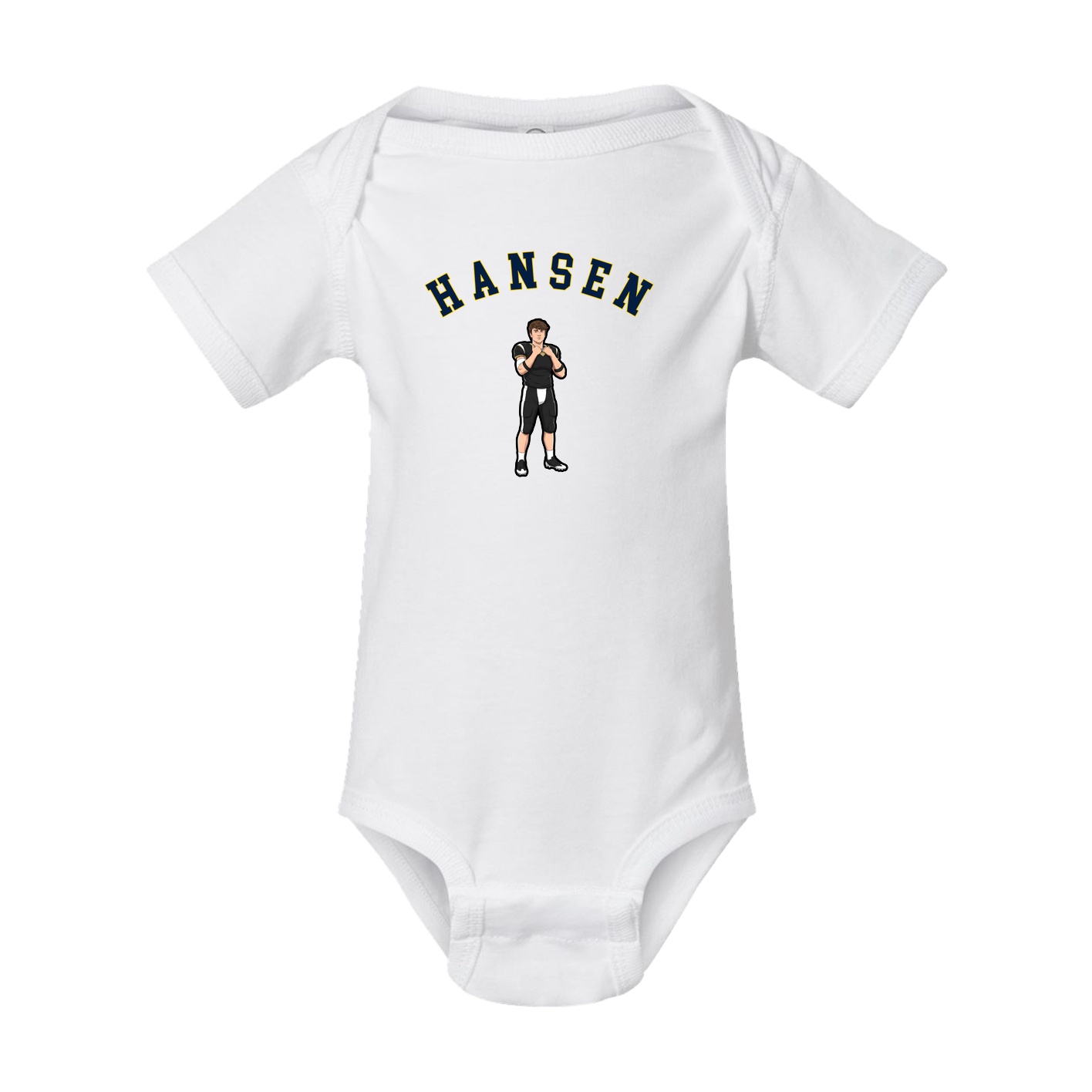 Baby Onesie — Shirsey Arch in White