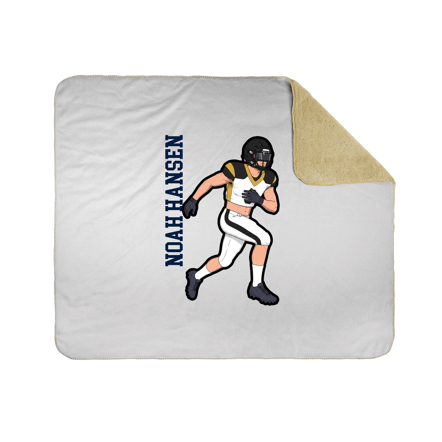 50x60 Sherpa Lined Throw Blanket