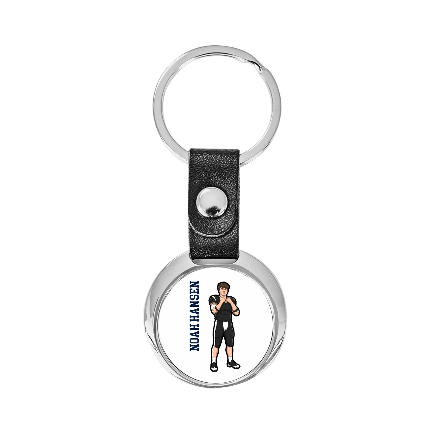 Key Chain — Name Vertical in Classic