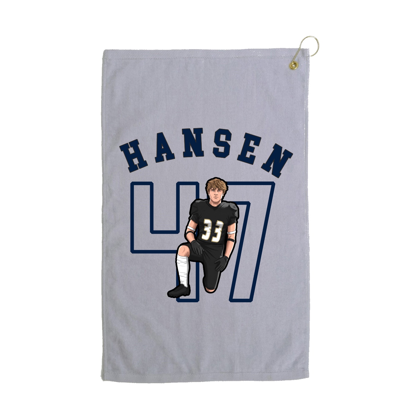 Golf Towel — Shirsey Arch in Grey