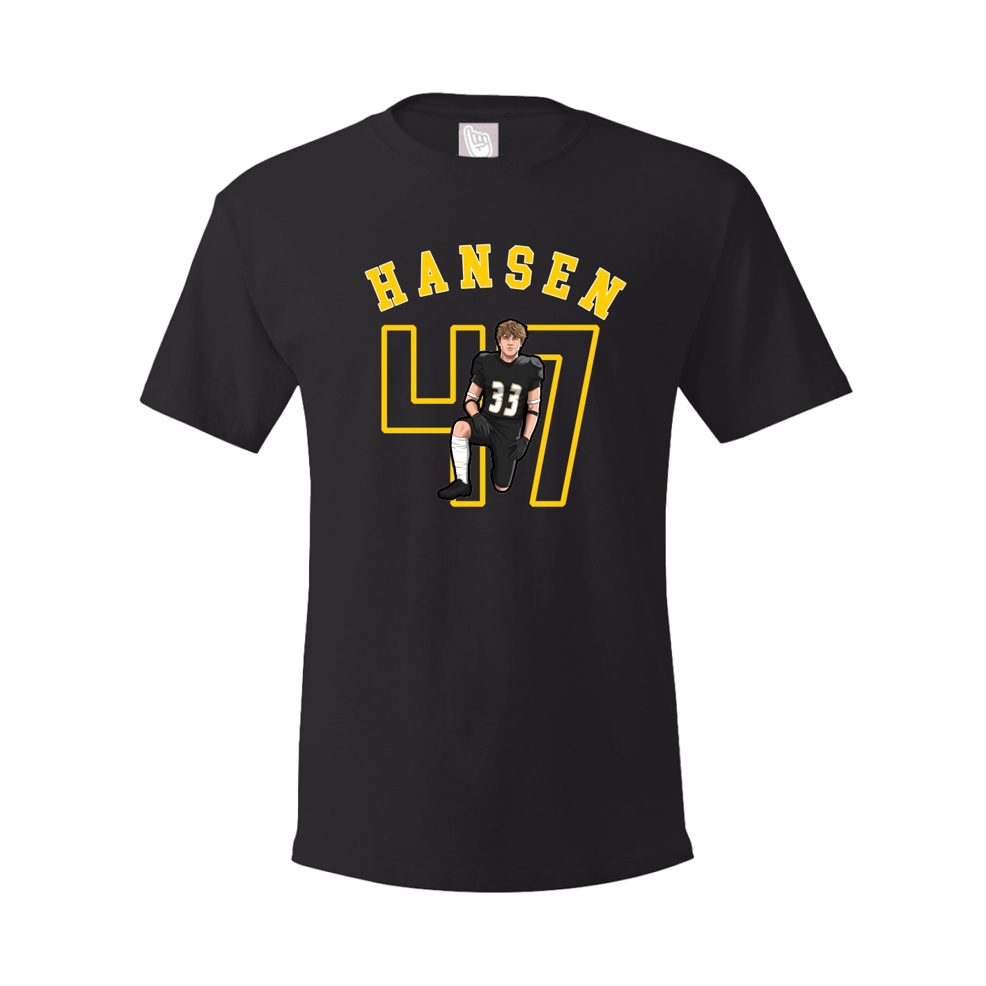 Youth Tee — Shirsey Arch in Black