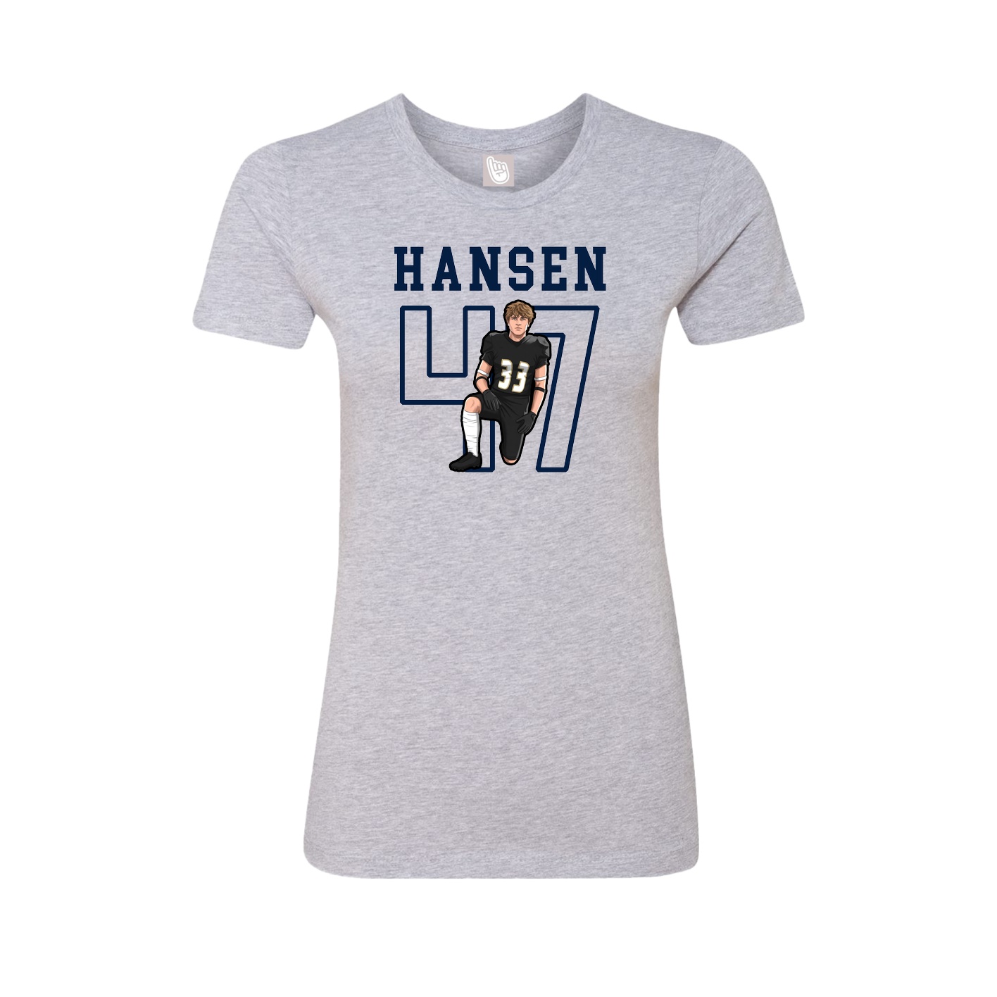 Fitted Women's Tee — Shirsey in Grey
