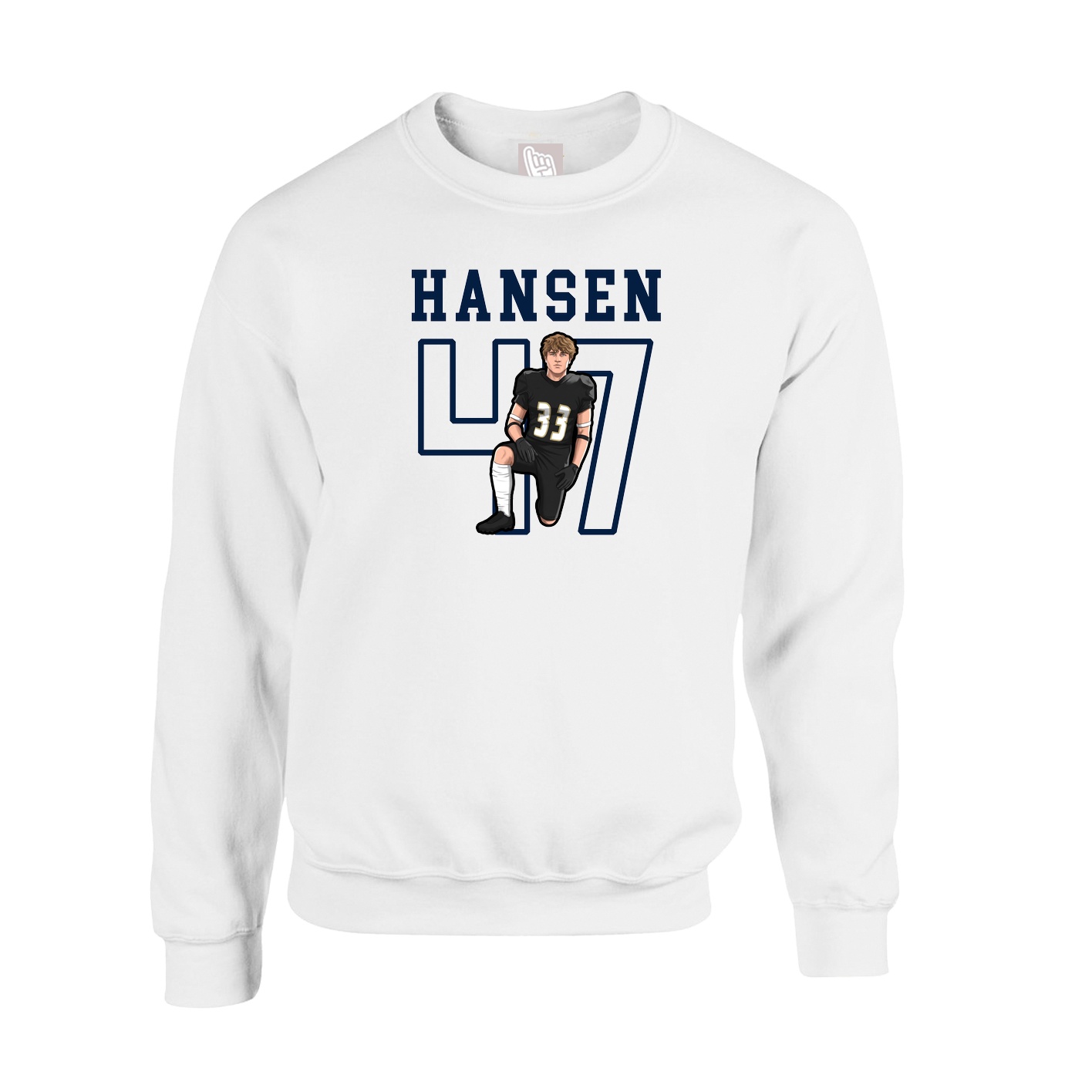 Fleece Crew — Shirsey in White