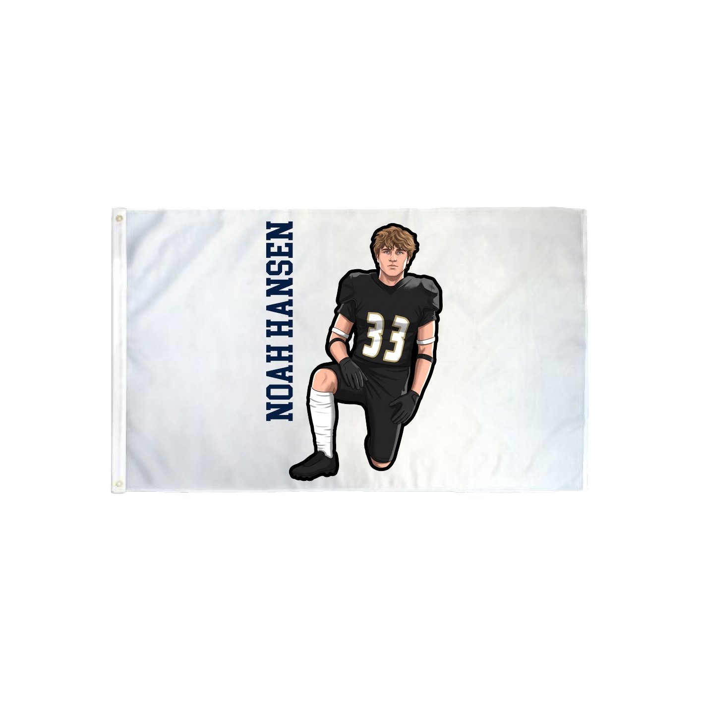 3x5 Flag — Name Vertical in Classic
