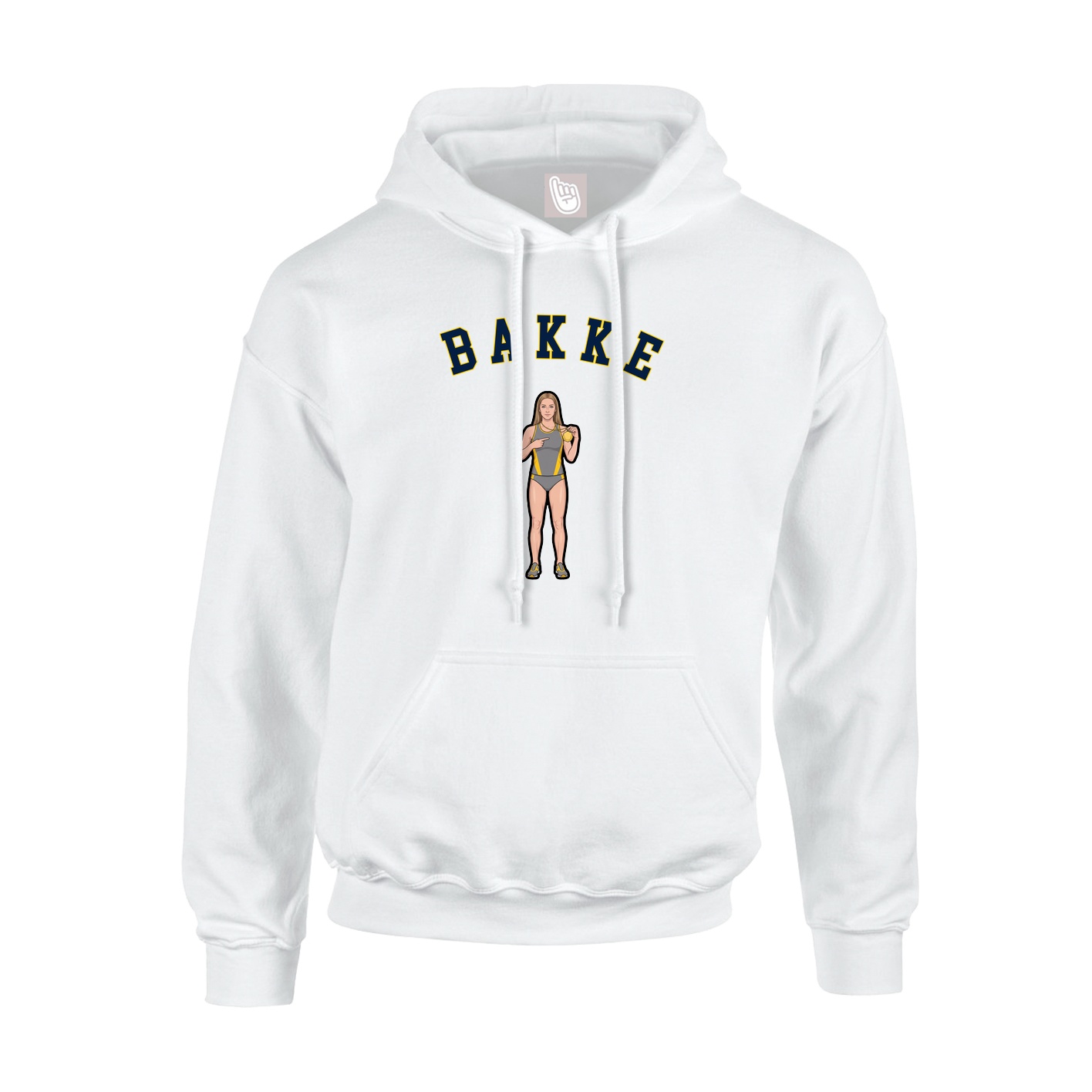 Youth Hoodie — Shirsey Arch in White