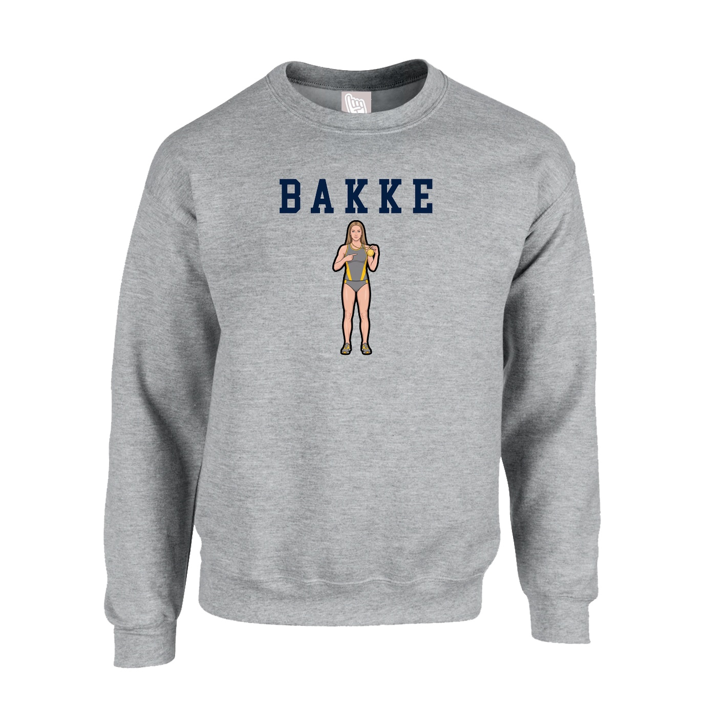 Fleece Crew — Shirsey in Grey