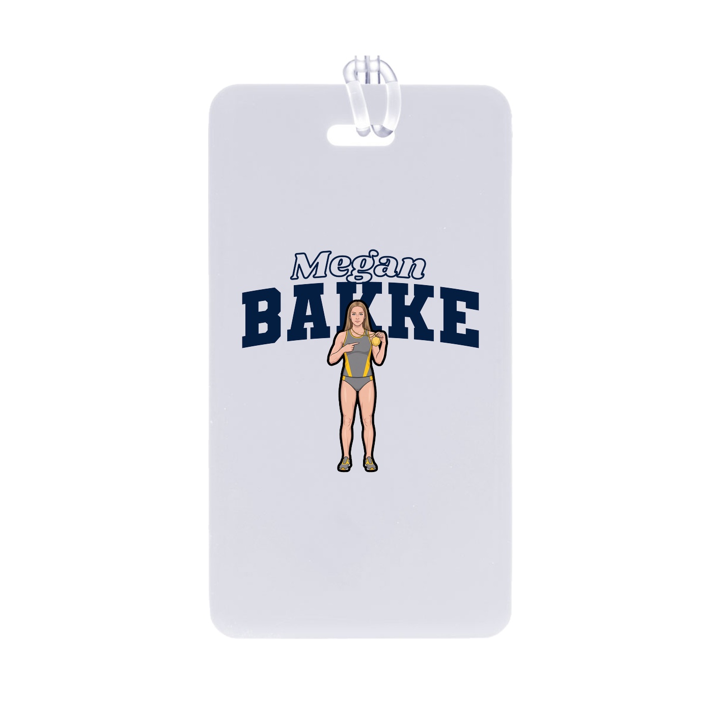 Bag Tag — Name Arch in Classic