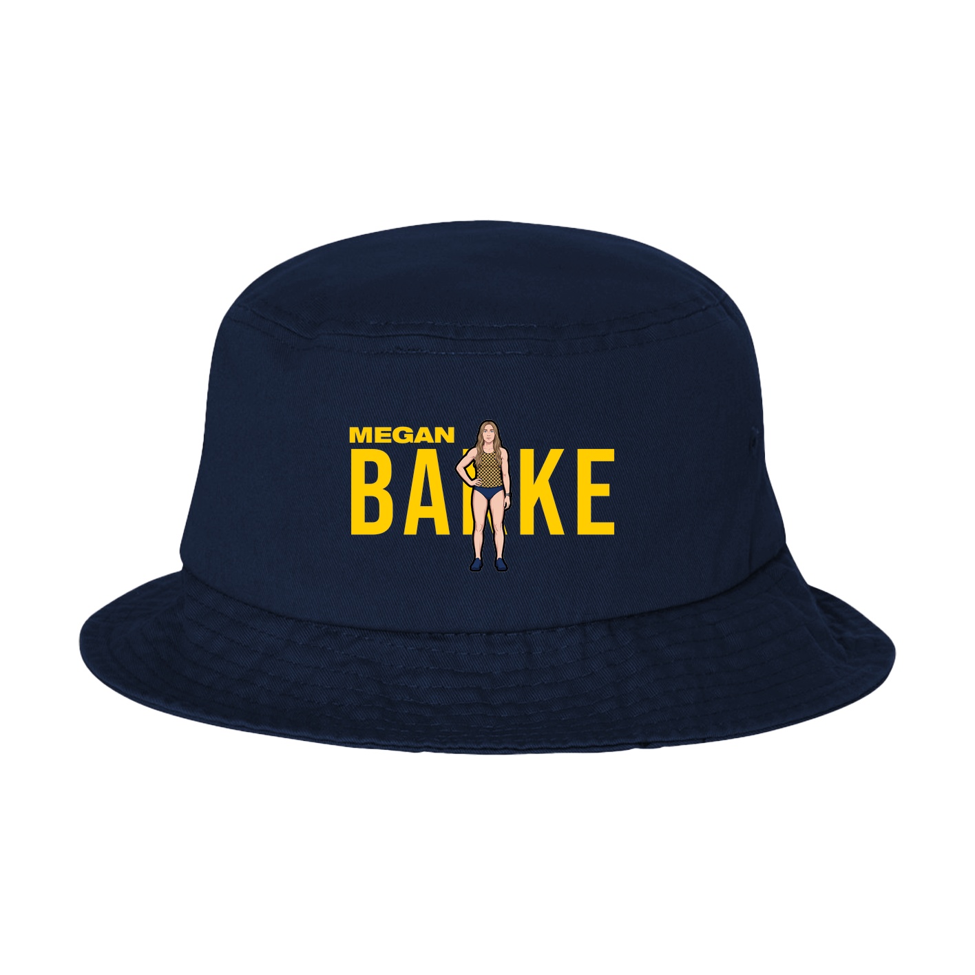 Bucket Cap — Player Name in Navy
