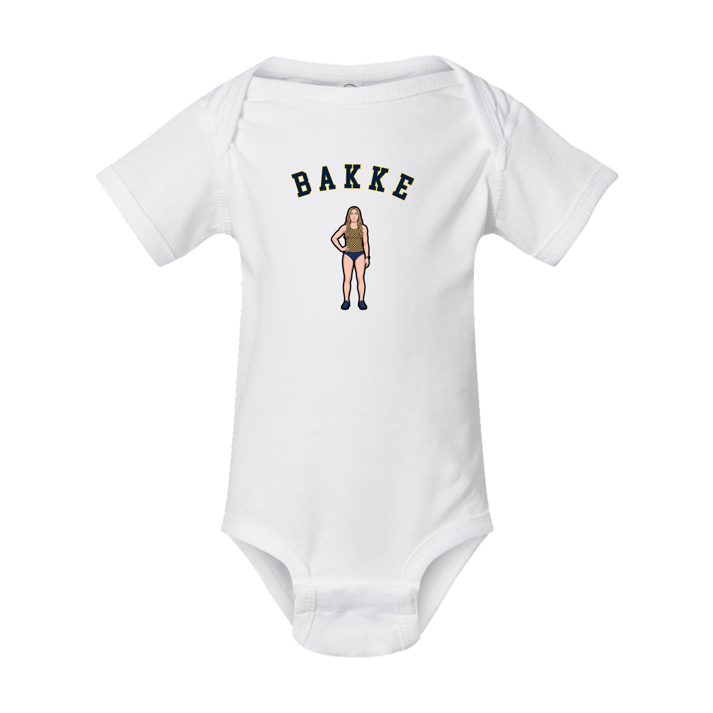 Baby Onesie — Shirsey Arch in White
