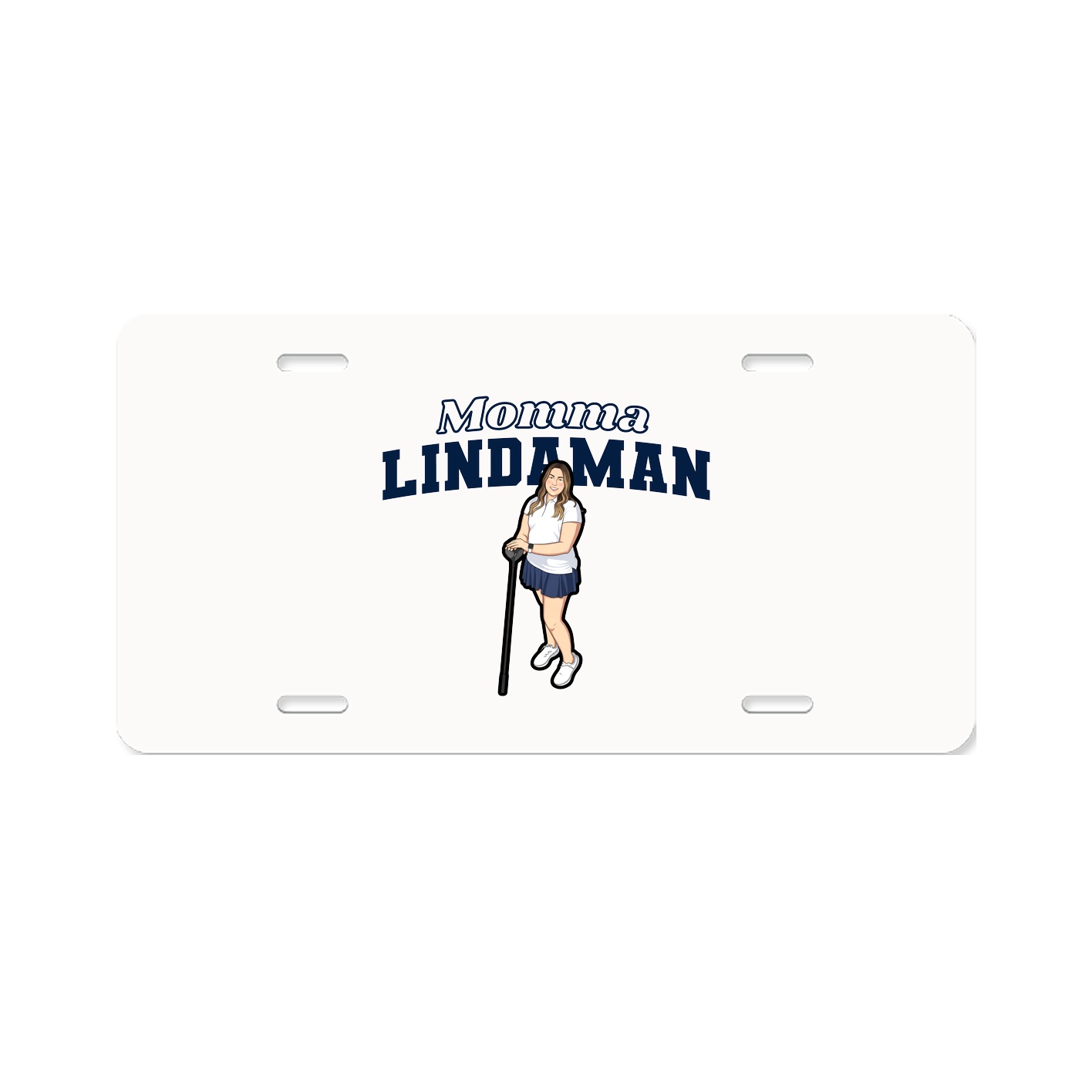 License Plate — Mothers Day Block in Classic