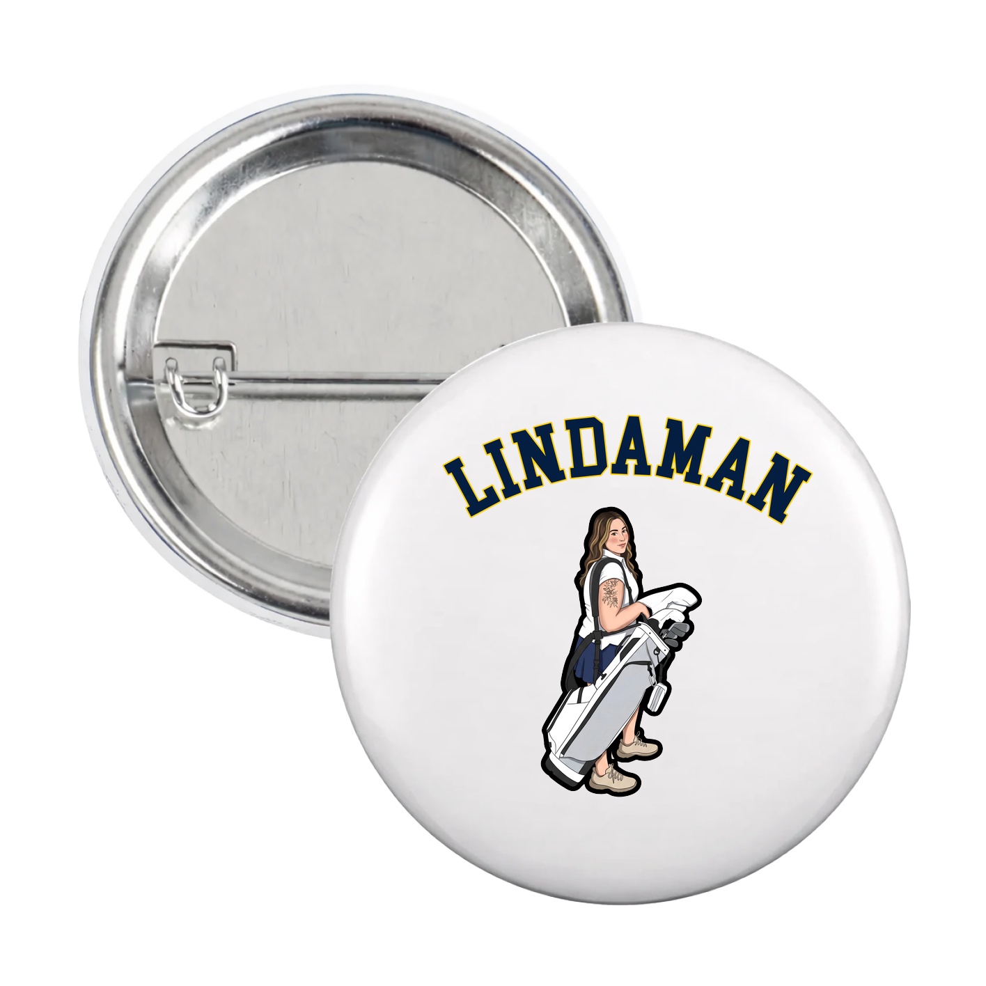 Game Day Button — Shirsey Arch in White