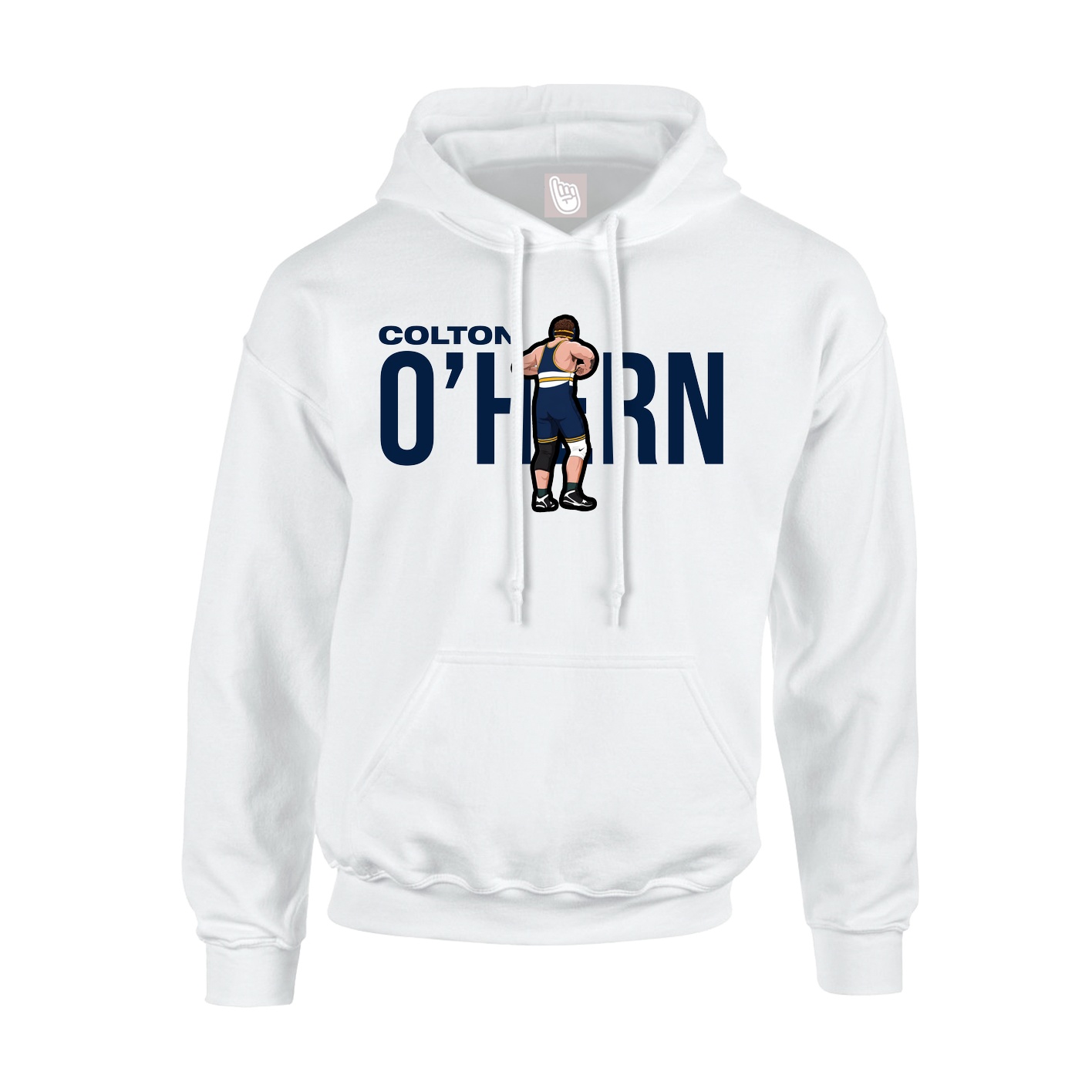 Youth Hoodie — Player Name in White