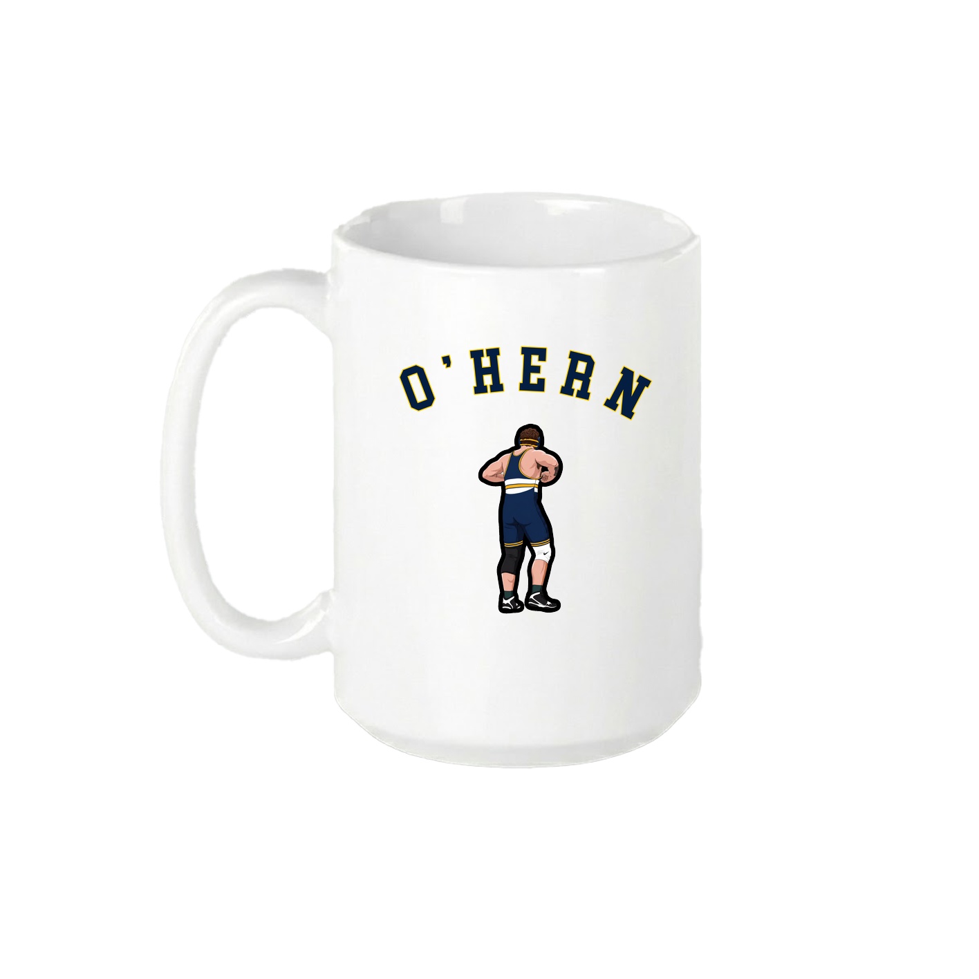15oz Coffee Mug — Shirsey Arch in White