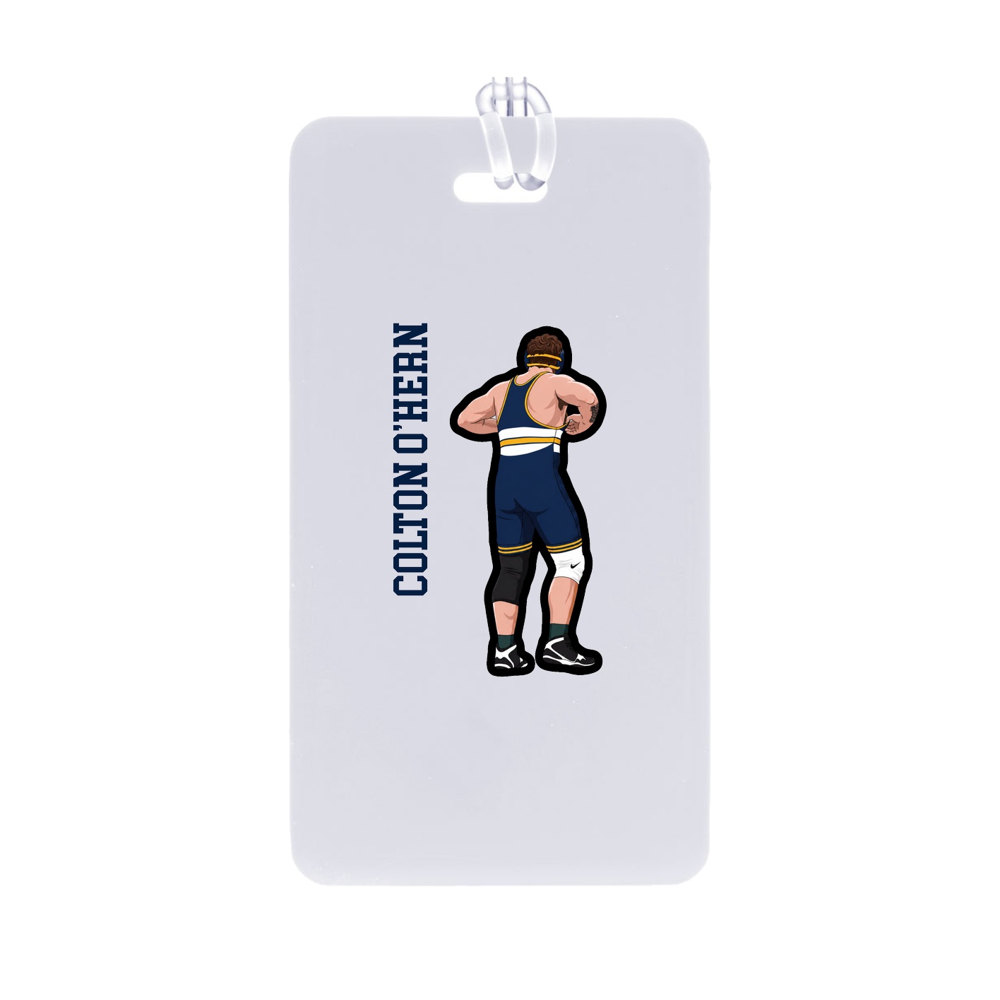 Bag Tag — Name Vertical in Classic