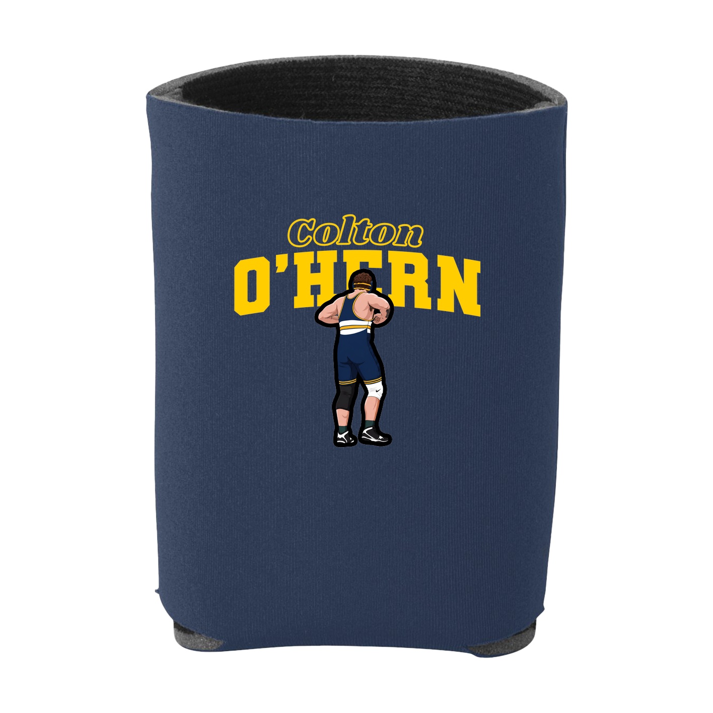 Can Holder — Name Arch in Navy