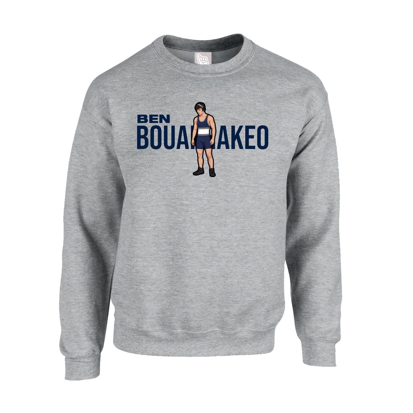 Fleece Crew — Player Name in Grey