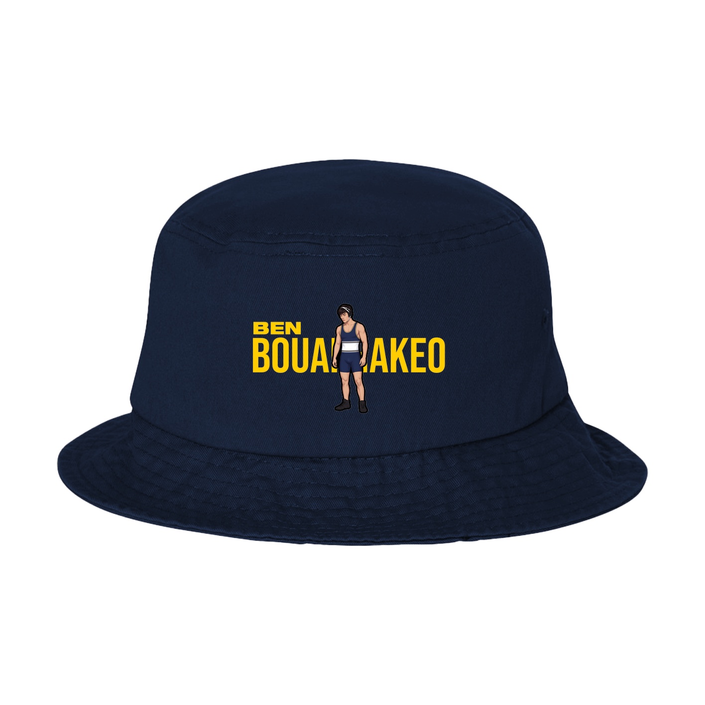 Bucket Cap — Player Name in Navy