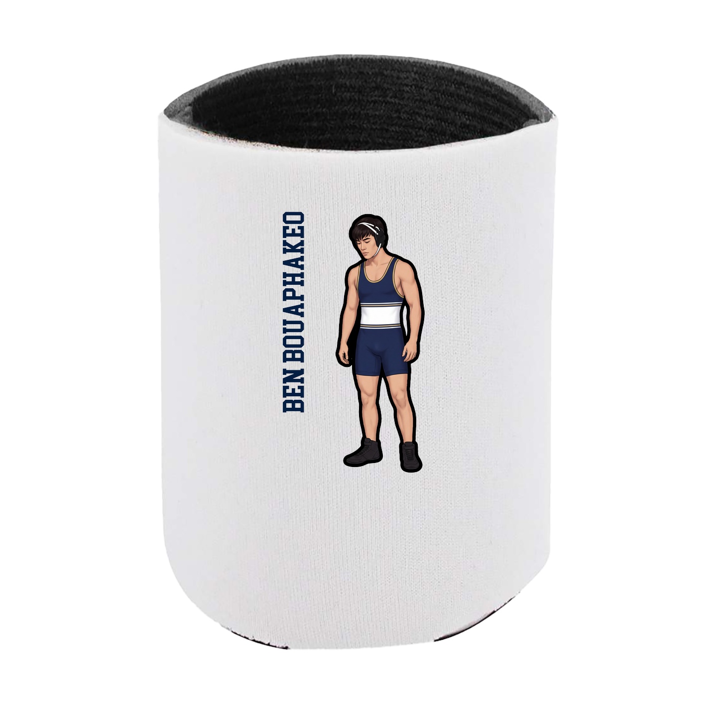 Can Holder — Name Vertical in White