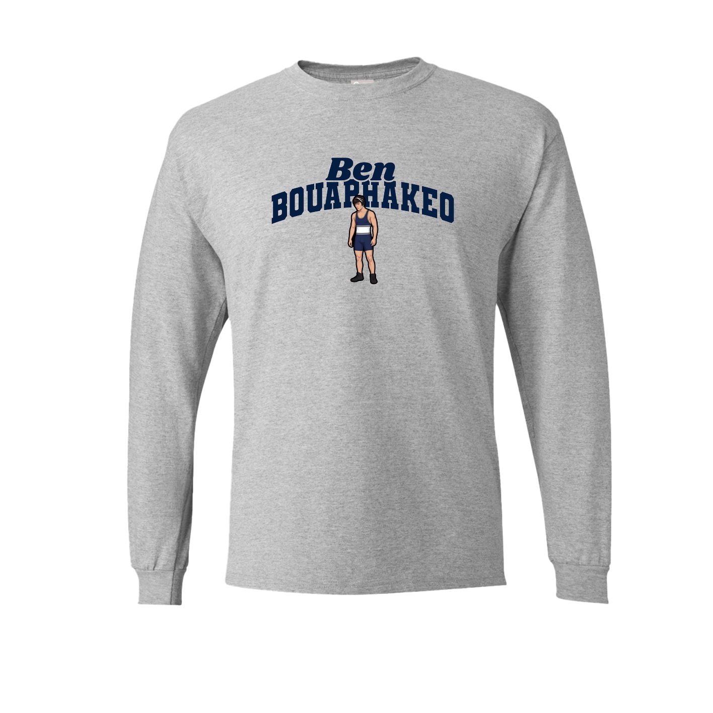 Long Sleeve Tee — Signature Arch in Grey