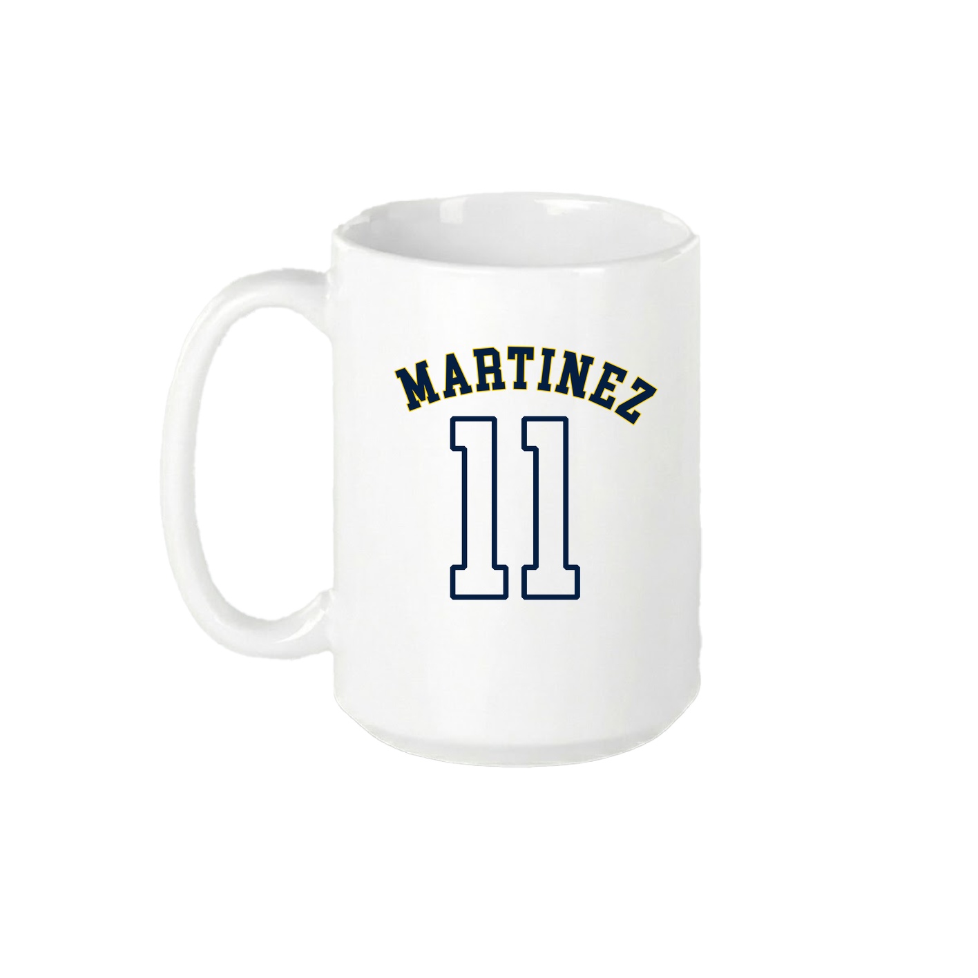 15oz Coffee Mug — Shirsey Arch in White