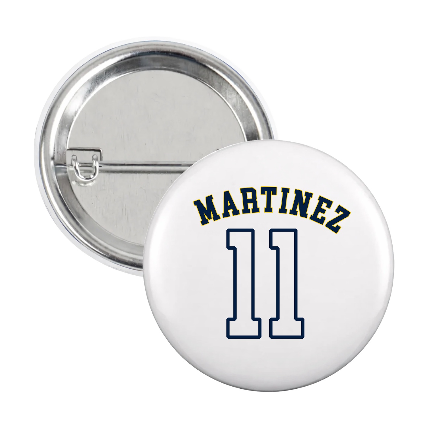 Game Day Button — Shirsey Arch in White