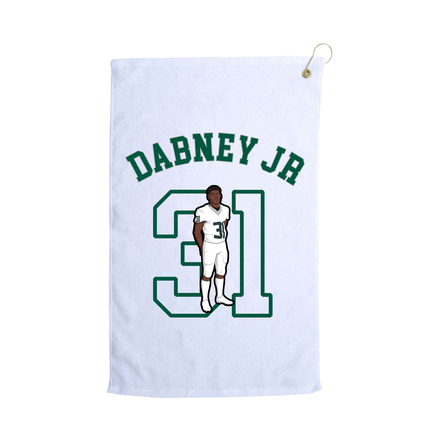 Golf Towel — Shirsey Arch in White