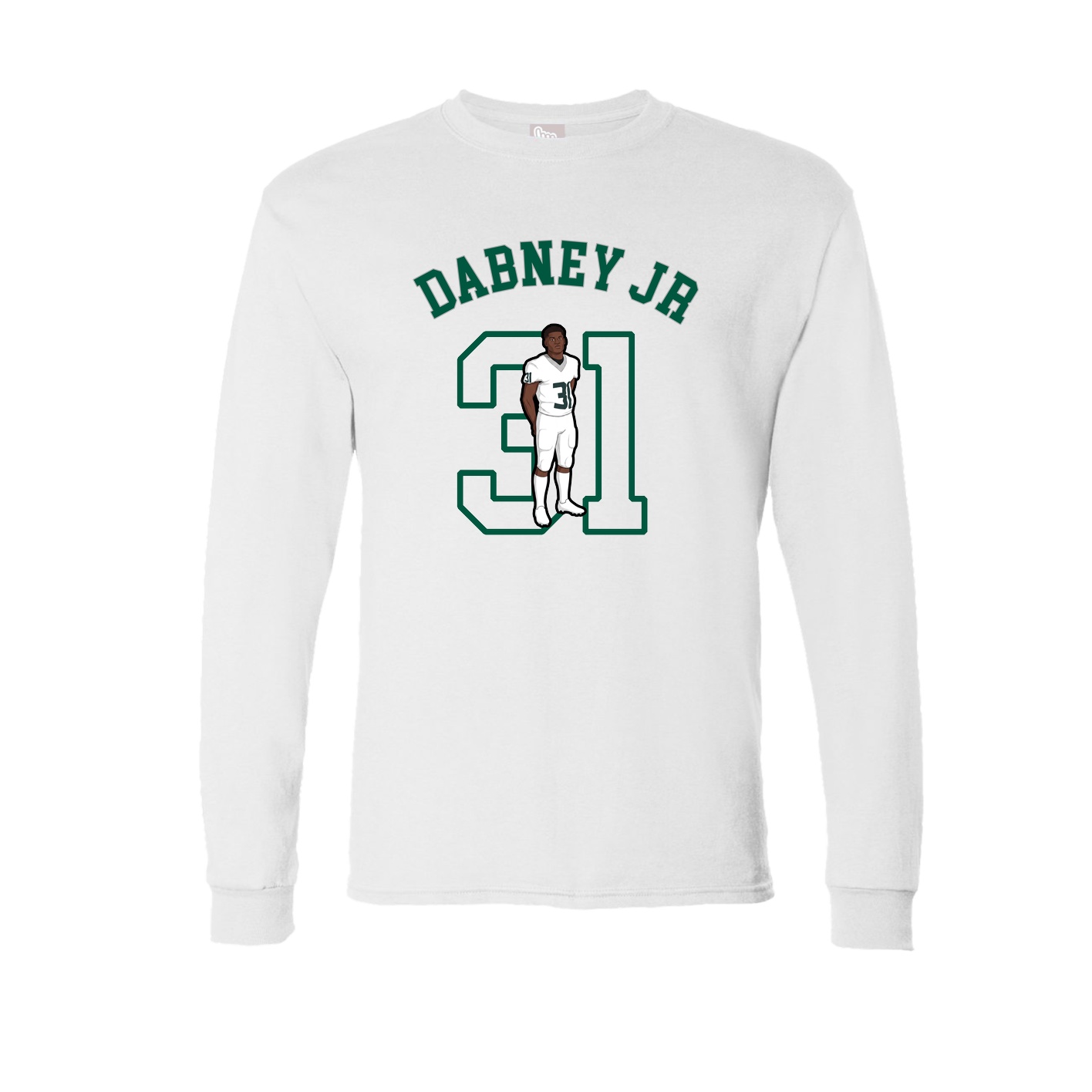Long Sleeve Tee — Shirsey Arch in White