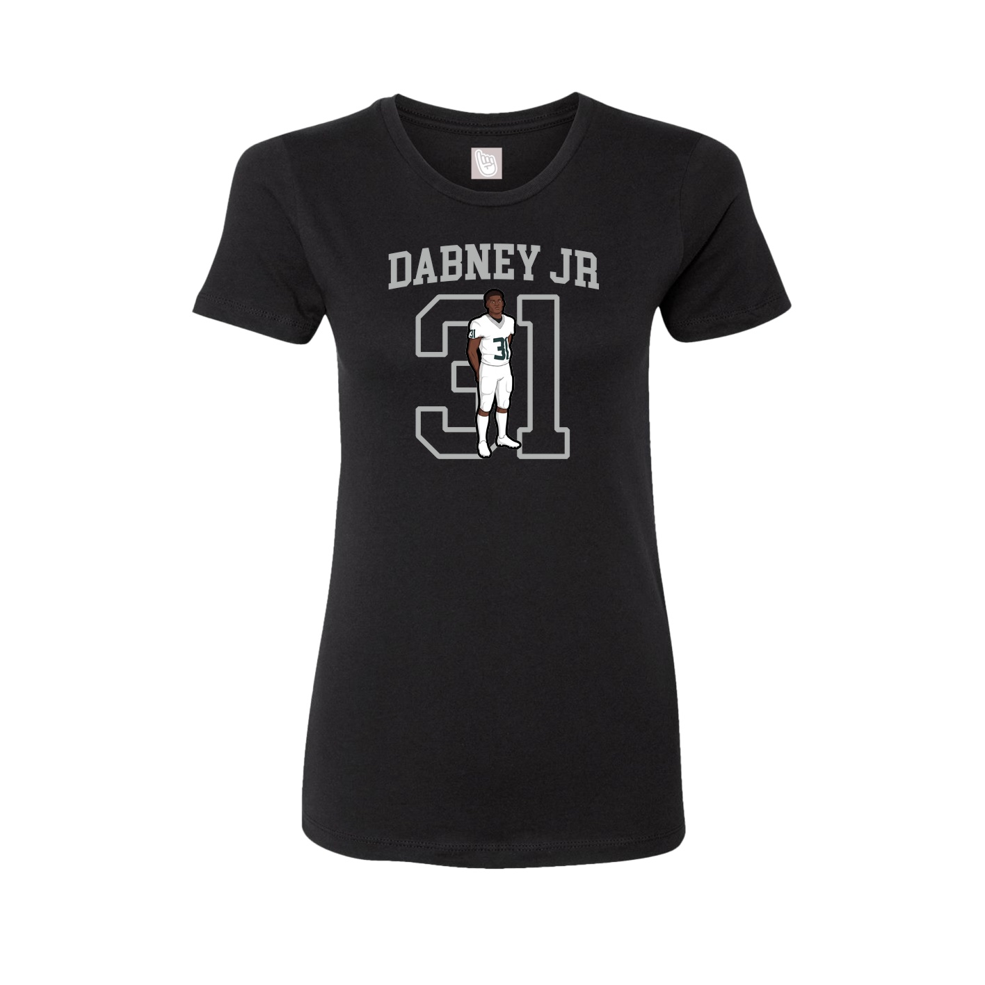 Fitted Women's Tee — Shirsey in Black