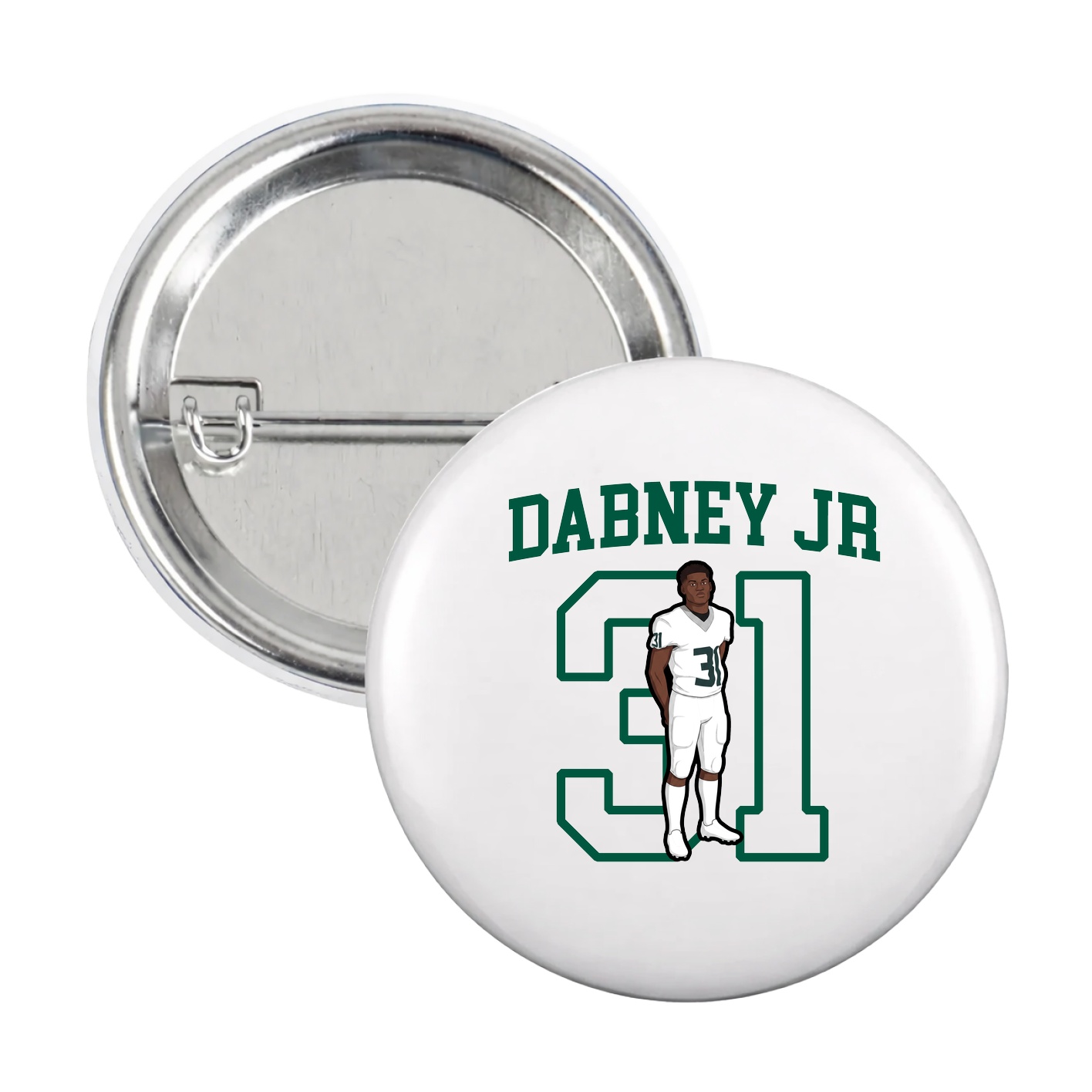 Game Day Button — Shirsey in White