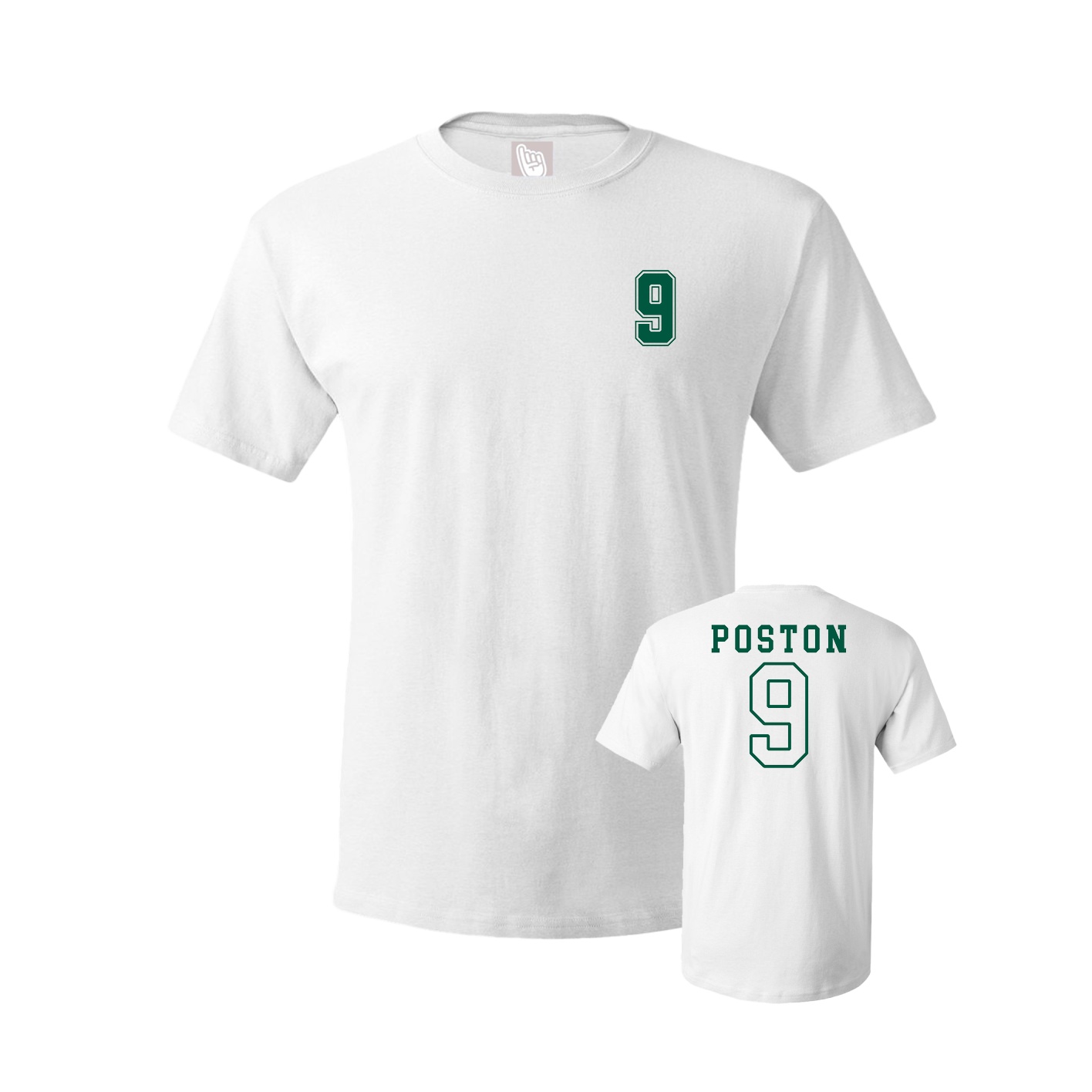 Youth Tee — Chest Back in White