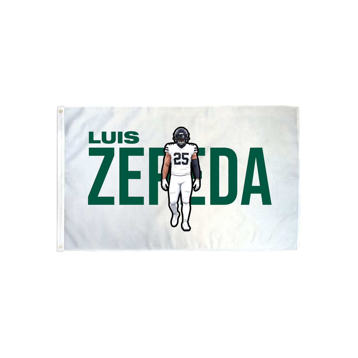 3x5 Flag — Player Name in Classic