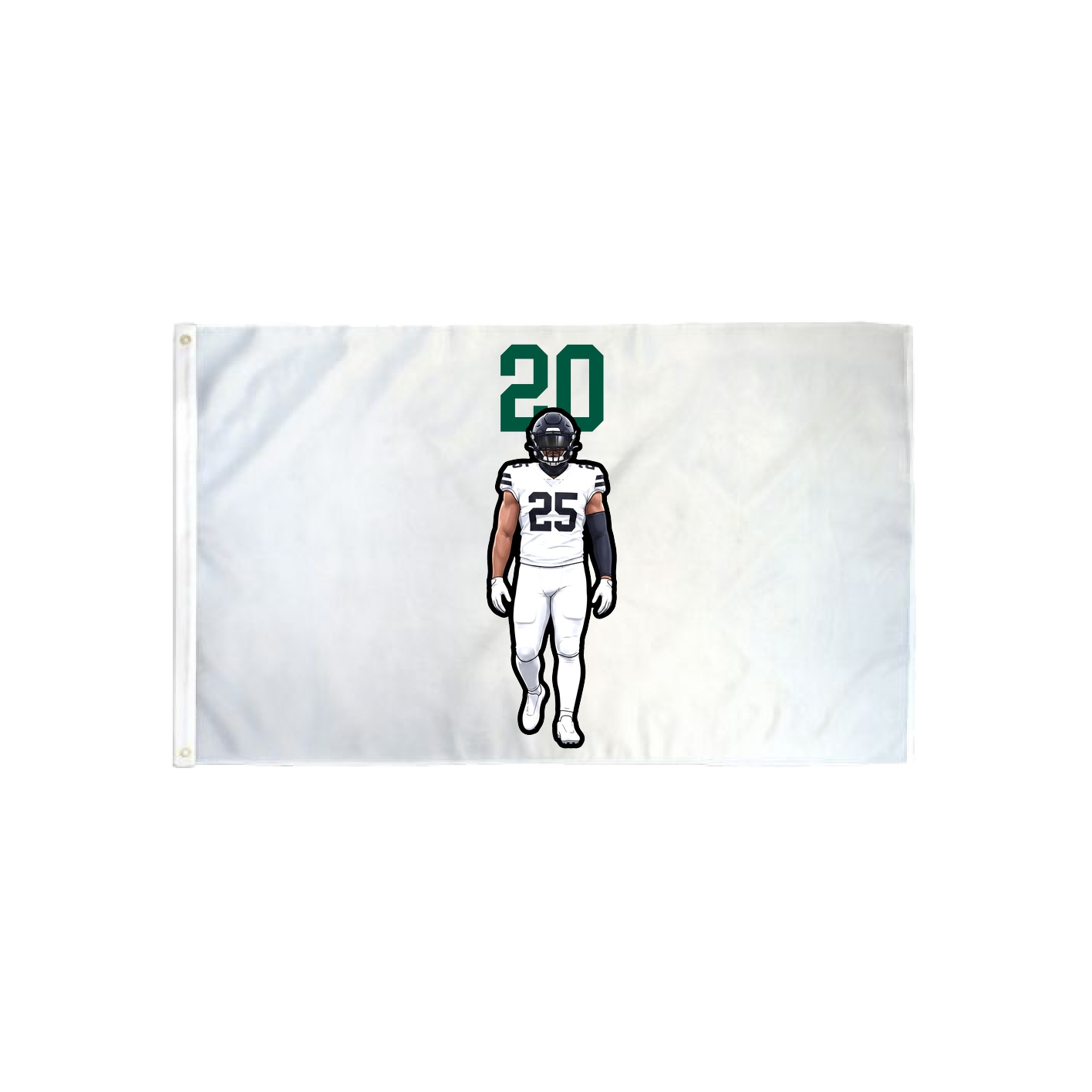3x5 Flag — Number Top in Classic
