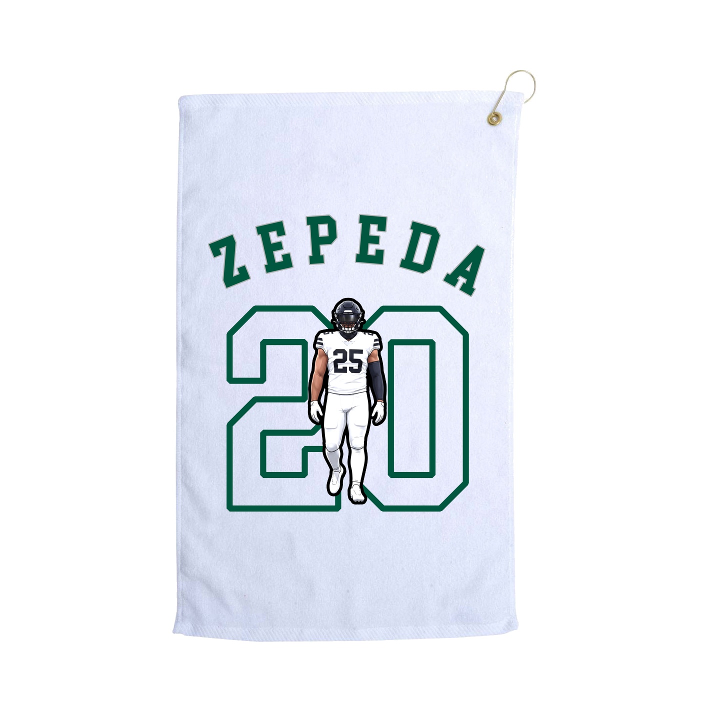 Golf Towel — Shirsey Arch in White