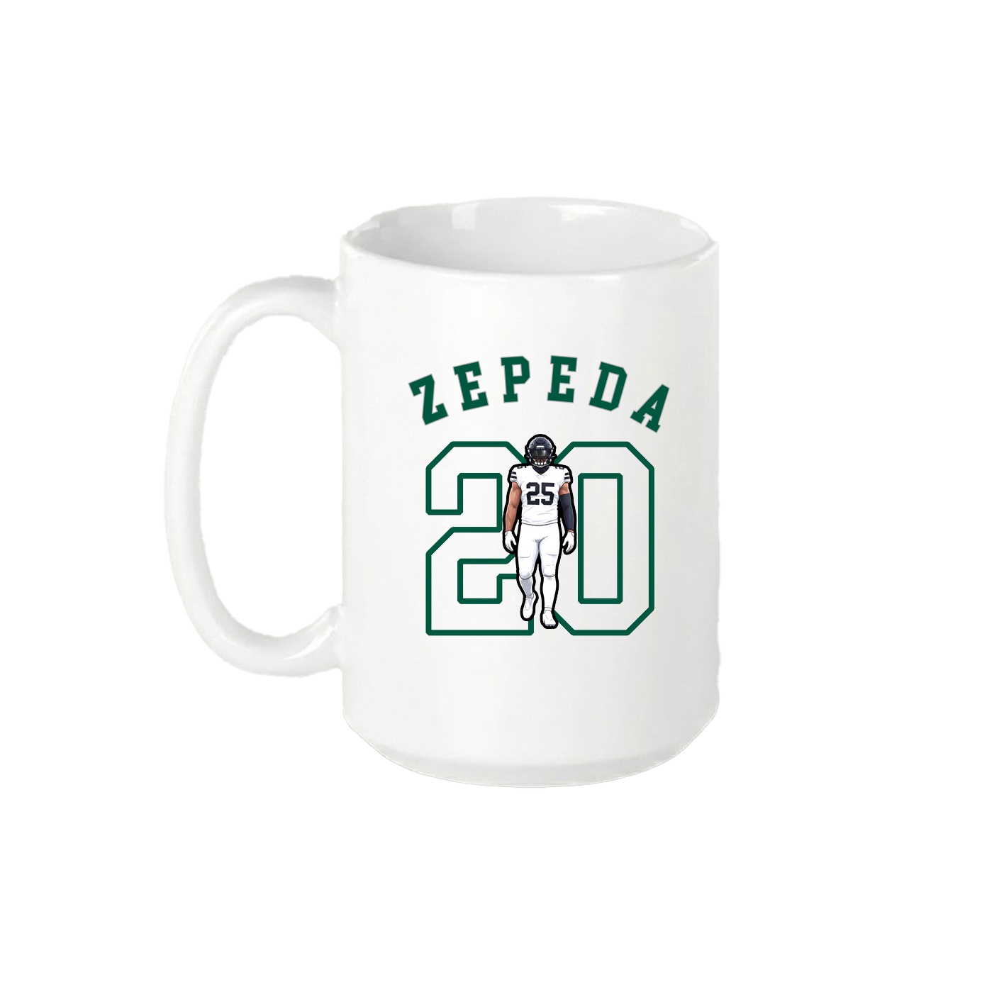 15oz Coffee Mug — Shirsey Arch in White