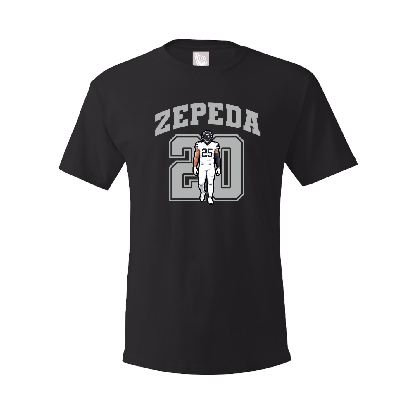 Youth Tee — Number in Black