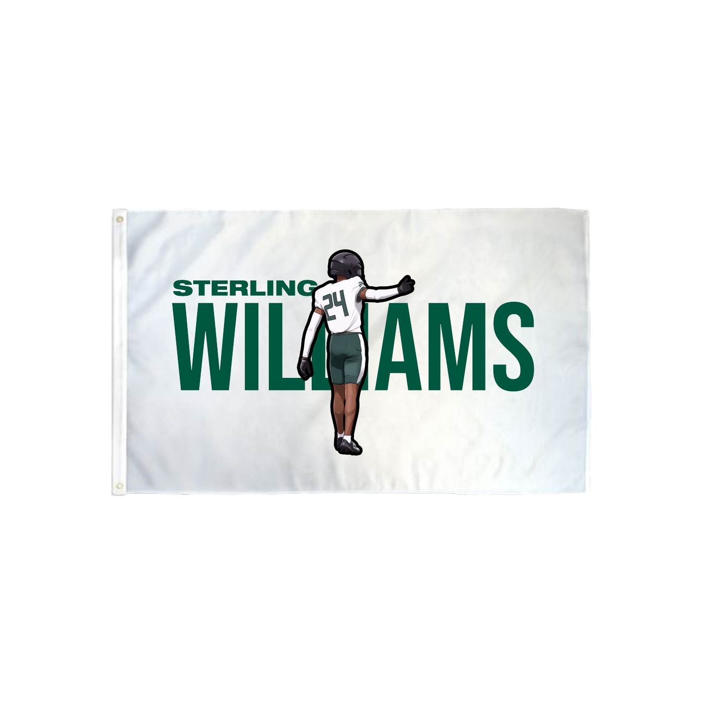3x5 Flag — Player Name in Classic