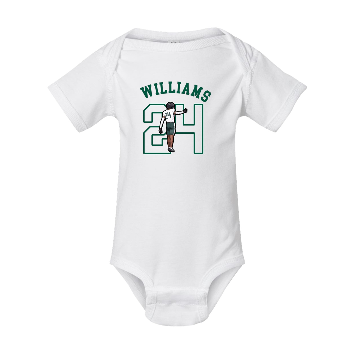 Baby Onesie — Shirsey Arch in White