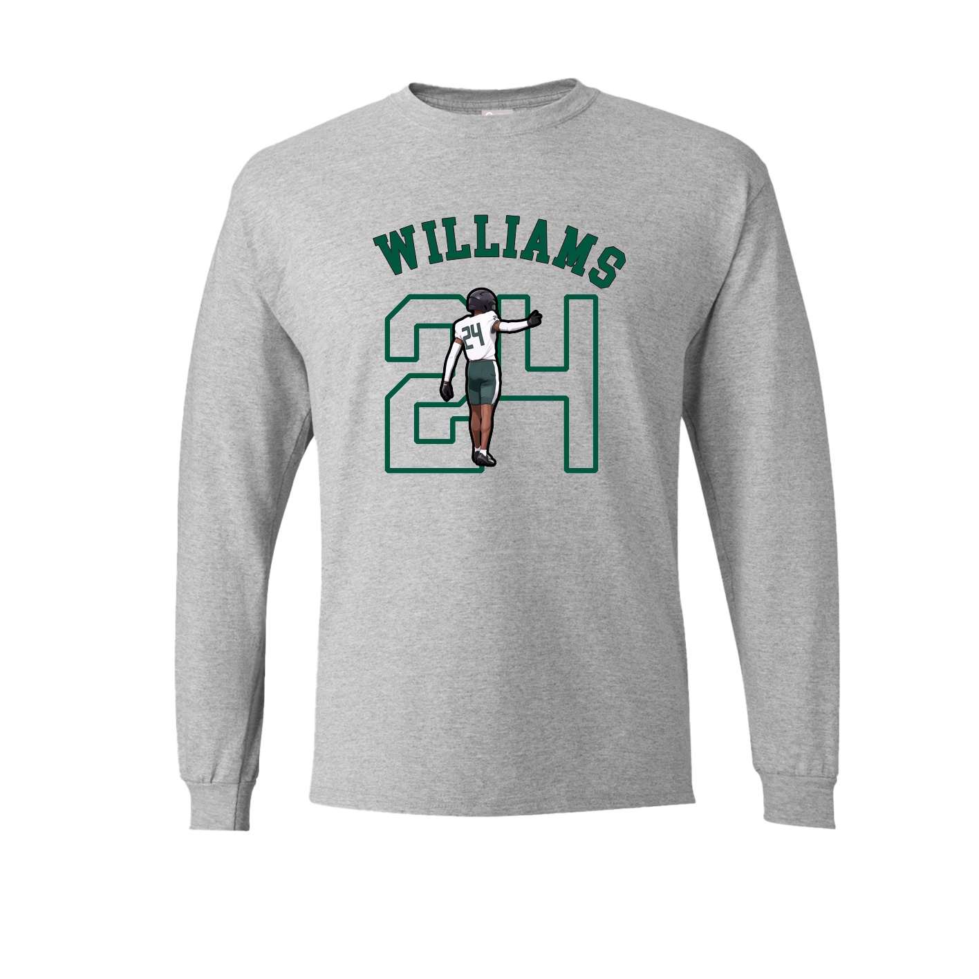 Long Sleeve Tee — Shirsey Arch in Grey
