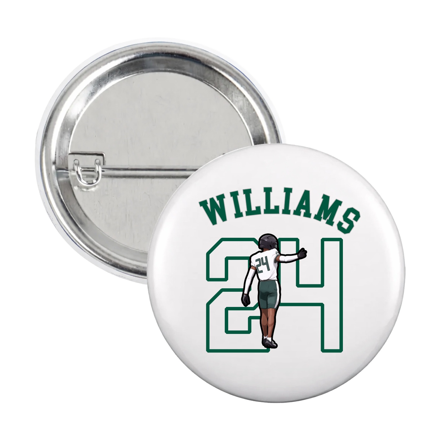 Game Day Button — Shirsey Arch in White