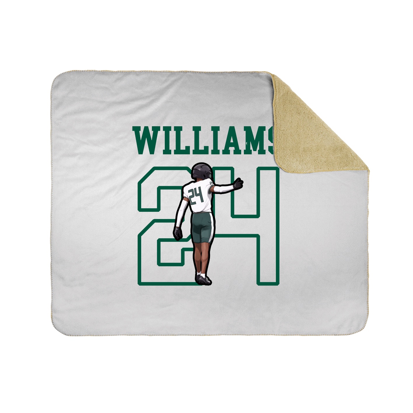 Throw Blanket — Shirsey in White
