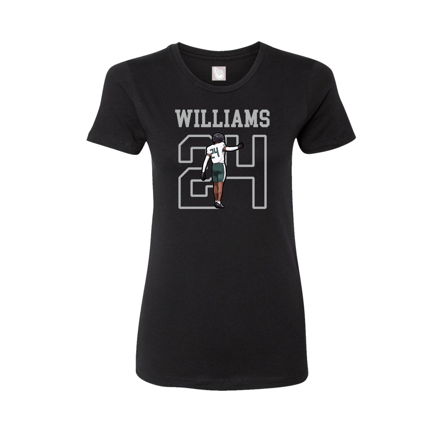 Fitted Women's Tee — Shirsey in Black